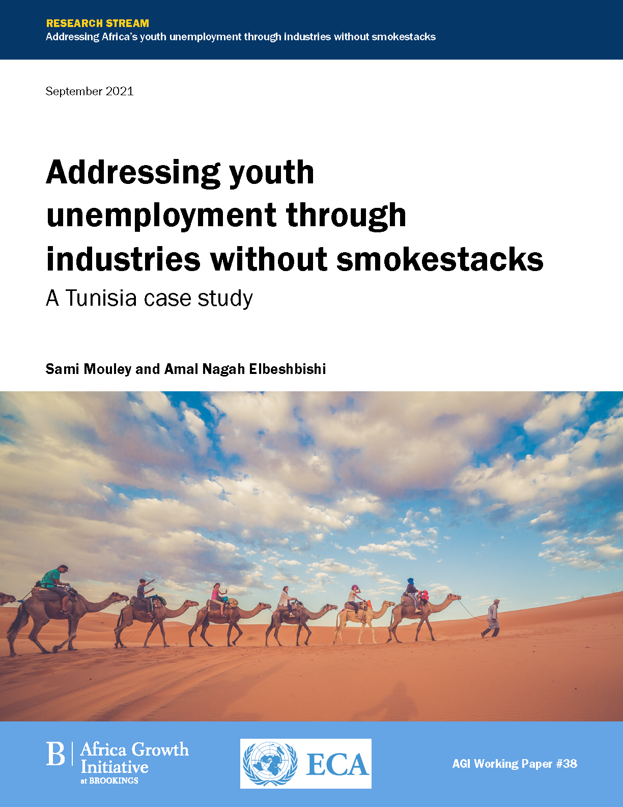 Addressing Youth Unemployment Through Industries Without Smokestacks: A Tunisia Case Study