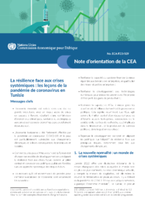 La résilience face aux crises systémiques : les leçons de la pandémie de coronavirus en Tunisie