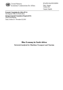 Policy Paper on Blue Economy in North Africa: Sectorial Analysis for Maritime Transport and Tourism