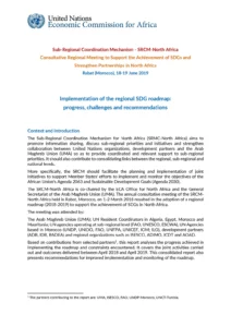 Report on Implementation of the regional SDG roadmap: progress, challenges and recommendations